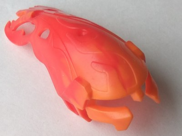 64322pb02 - Bionicle Mask Berix with Marbled Orange Pattern