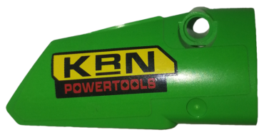64391pb043 - Technic, Panel Fairing # 4 Small Smooth Long, Side B with 'KRN POWERTOOLS' Pattern (Sticker) - Set 42039