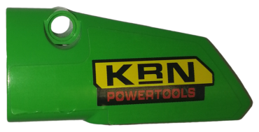 64683pb043 - Technic, Panel Fairing # 3 Small Smooth Long, Side A with 'KRN POWERTOOLS' Pattern (Sticker) - Set 42039