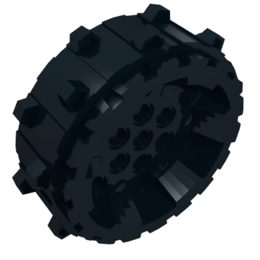 64711 - Wheel Hard Plastic with Small Cleats