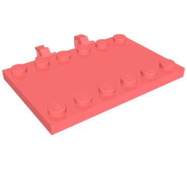 65133 - Hinge Plate 4 x 6 Locking Dual 1 Finger on Side