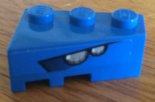 6564pb15 - Wedge 3 x 2 Right with Headlights Pattern (Sticker) - Set 8163