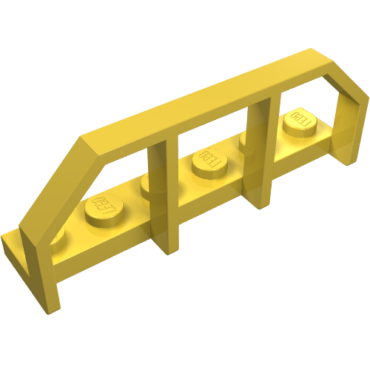 6583 - Plate, Modified 1 x 6 with Train Wagon End