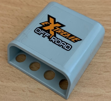 6797pb01 - Technic Engine Air Scoop 4 x 4 x 1 1/3 with 'EXTREME OFF ROAD' Pattern (Sticker) - Set 8465