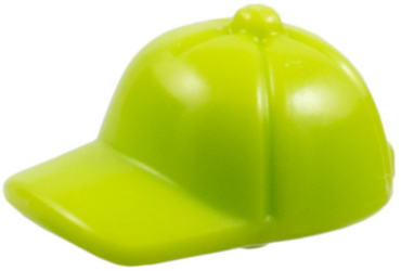 6913 - Minifigure, Cap with Small Pin, Short Curved Bill with Seams and Button on Top
