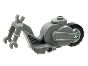 69869c01 - Flywheel Stuntz Riding Cycle with Light Bluish Gray Rear Wheel and Black Tire