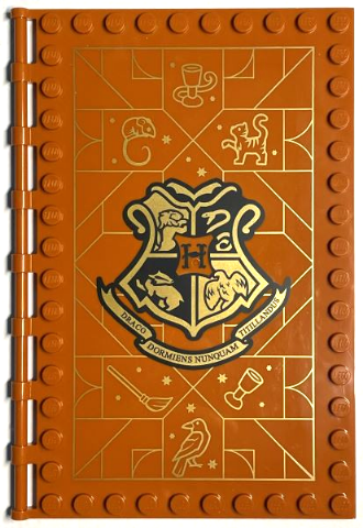 69934pb003 - Tile, Modified 10 x 16 with Studs on Edges and Bar Handles with Hogwarts Transfiguration Class Pattern