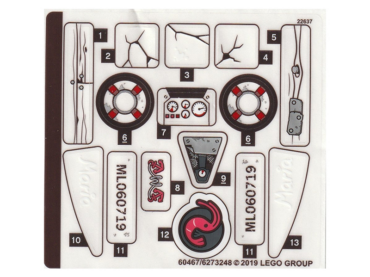 70419stk01 - Sticker Sheet for Set 70419 - (60467/6273248)