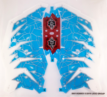 70678pls01 - Plastic Sheet for Set 70678 - (58011/6268531)