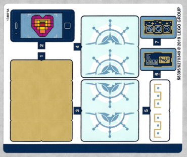 70838stk01 - Sticker Sheet for Set 70838 - (58395/6270349)