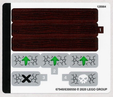 71717stk01 - Sticker Sheet for Set 71717 - (67948/6300550)
