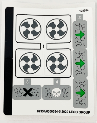 71719stk01 - Sticker Sheet for Set 71719 - (67954/6300554)