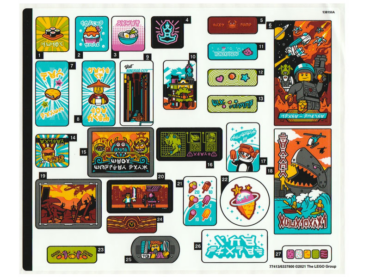 71741stk01 - Sticker Sheet for Set 71741, Sheet 1 - (77413/6337800)