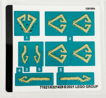 71746stk01 - Sticker Sheet for Set 71746 - (71621/6321428)