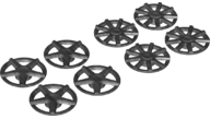 72210 - Wheel Cover 5 Spoke and 9 Spoke for Wheel 72206pb01, 8 in Bag - 4 of Each (Multipack)