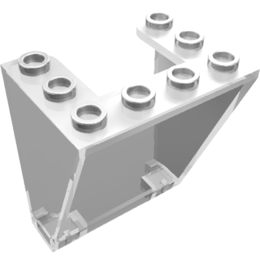 72475 - Windscreen 3 x 4 x 4 Inverted, Rounded Top Corners, Cutout Bottom Corners