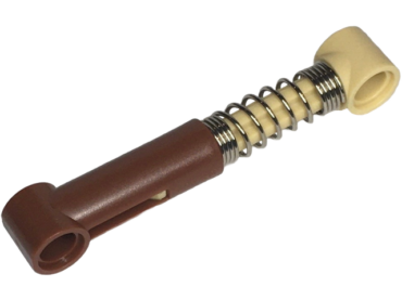 731c10 - Technic, Shock Absorber 6.5L with Tan Piston Rod - Hard Spring, Tight Coils at Ends