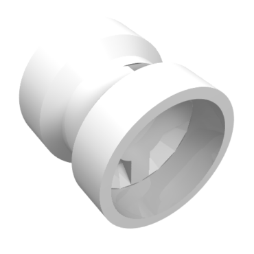 74967 - Wheel 8mm D. x 9mm for Slicks, Hole Notched for Wheels Holder Pin, Reinforced Back