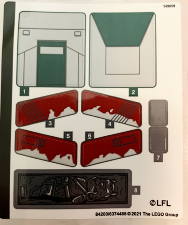 75312stk01 - Sticker Sheet for Set 75312 - (84200/6374486)