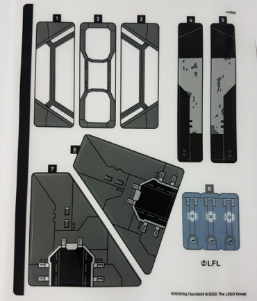 75323stk01 - Sticker Sheet for Set 75323 - (10100766/6410059)