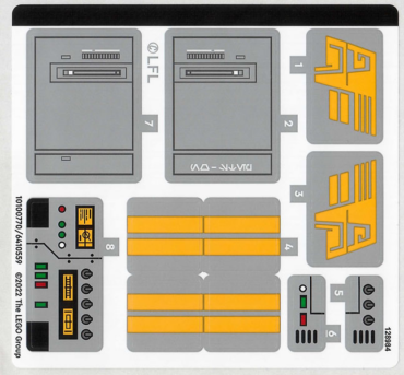 75338stk01 - Sticker Sheet for Set 75338 - (10100770/6410559)