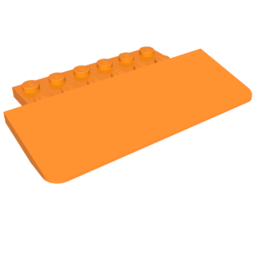 75539 - Slope 15 5 x 8 x 2/3 with 12 Recessed Studs