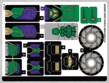 76097stk01 - Sticker Sheet for Set 76097 - (37114/6215407)