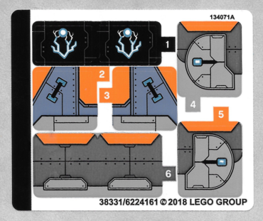 76102stk01 - Sticker Sheet for Set 76102 - (38331/6224161)