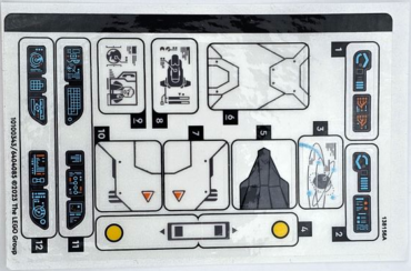 76232stk01 - Sticker Sheet for Set 76232 - (10100343/6404085)