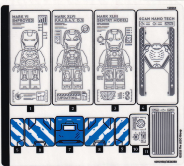 76315stk01 - Sticker Sheet for Set 76315 - (10112190/6536288)