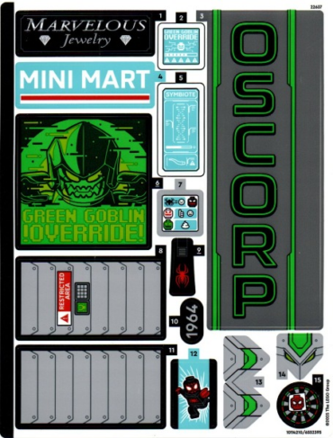 76324stk01 - Sticker Sheet for Set 76324 - (10114210/6552395)