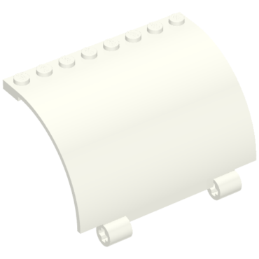 76798 - Panel 5 x 8 x 3 2/3 Curved with 2 Axle Holes