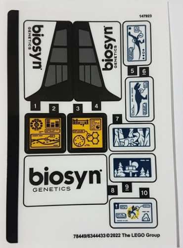 76949stk01 - Sticker Sheet for Set 76949 - (78449/6344433)