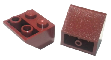 76959 - Slope, Inverted 45 2 x 2 with Hollow Round Bottom Tube