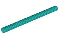 78c12 - Hose, Ribbed 7mm D. 12L / 9.6cm