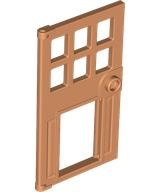 79730 - Door 1 x 4 x 6 with 6 Panes, Stud Handle, and Hole for Pet Flap