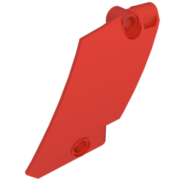 80268 - Technic, Panel Curved #60 5 x 7 Tapered Right