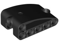 80285 - Technic, Panel Curved 2 x 5 x 3 Double Modified L-Shape Quarter Ellipse Thick