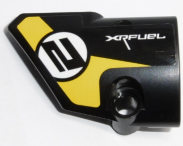 87080pb050 - Technic, Panel Fairing # 1 Small Smooth Short, Side A with Number 2 and 'XRFUEL' Pattern (Sticker) - Set 42095