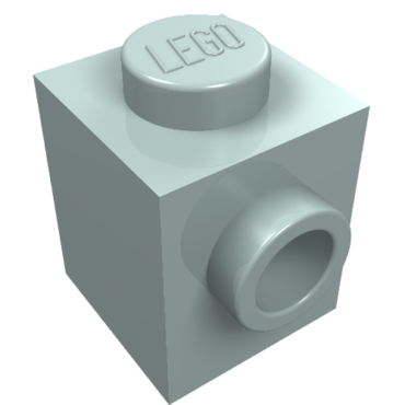 87087 - Brick, Modified 1 x 1 with Stud on Side