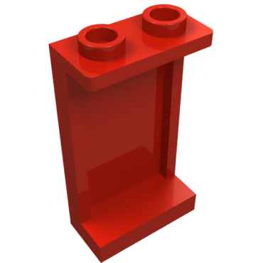 87544 - Panel 1 x 2 x 3 with Side Supports - Hollow Studs