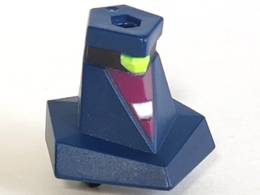 87853c01pb01 - Large Figure Head Modified Ben 10 ChromaStone with Dark Purple Face Pattern