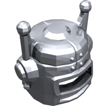 87992 - Minifigure, Headgear Helmet Robot with Eye Slot and Antennas