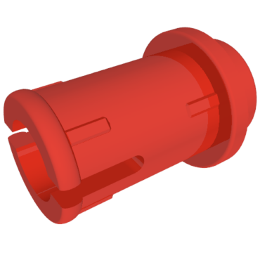 89678 - Technic, Pin 1/2 with Friction Ridges