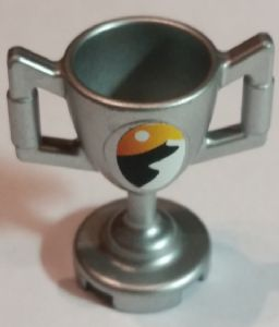 89801pb05 - Minifigure, Utensil Trophy Cup with Desert and Full Moon on Sunset Pattern (Sticker) - Set 8896