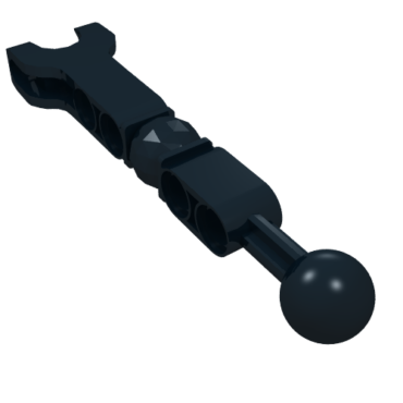 90605 - Hero Factory Arm / Leg with Ball Joint on Axle and Ball Socket and 4 Pin Holes