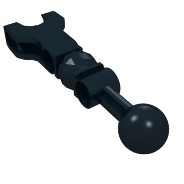 90607 - Hero Factory Arm / Leg with Ball Joint on Axle and Ball Socket and 2 Pin Holes