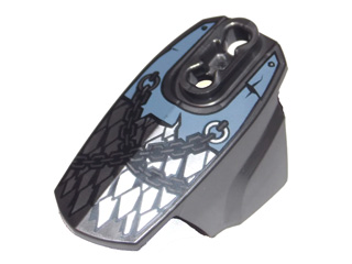 90639pb025 - Hero Factory Armor with Ball Joint Socket - Size 5 with Scaly Armor and Chains Pattern