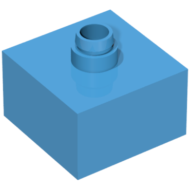 92011 - Duplo, Brick 2 x 2 with Top Pin