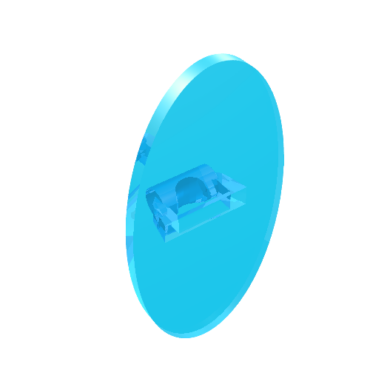 92747 - Minifigure, Shield Elliptical
